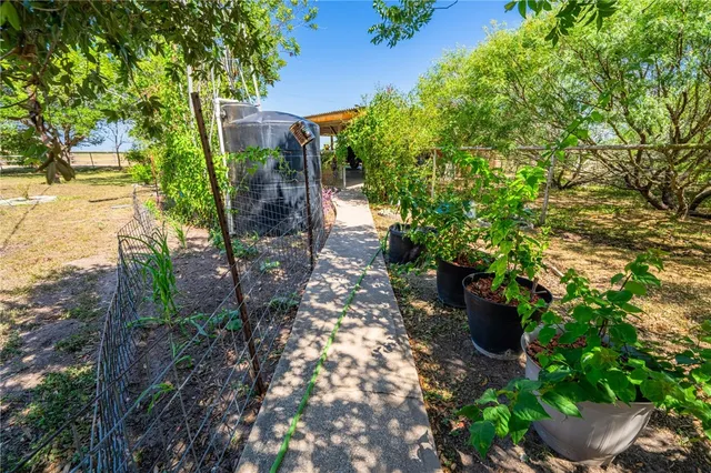 a view of an outdoor space and a yard
