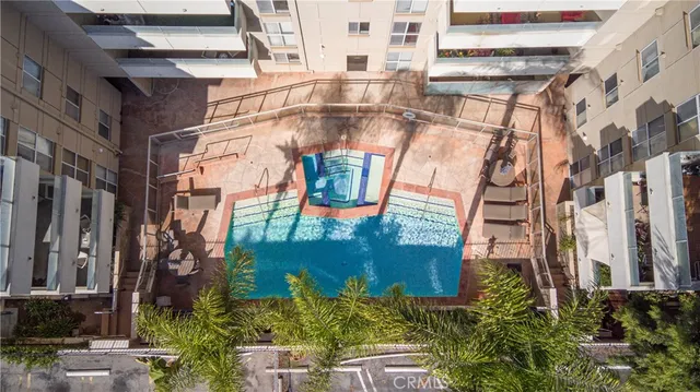 a view of an outdoor sitting space