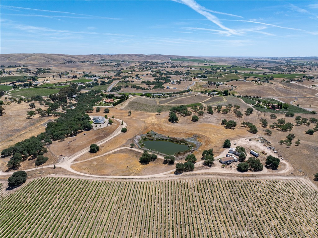 5275 Camp 8 Road Paso Robles, CA 93446 - Photo 16 of 32 an aerial view of a house
