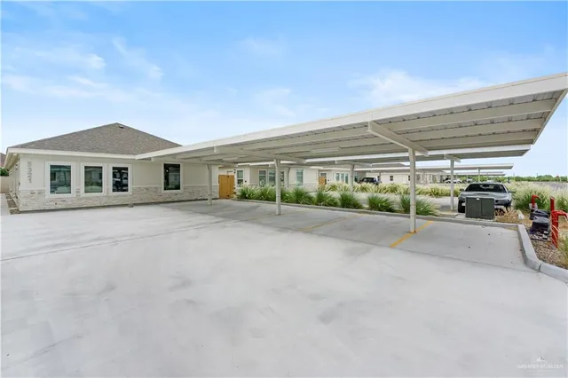 a view of a house with a outdoor space