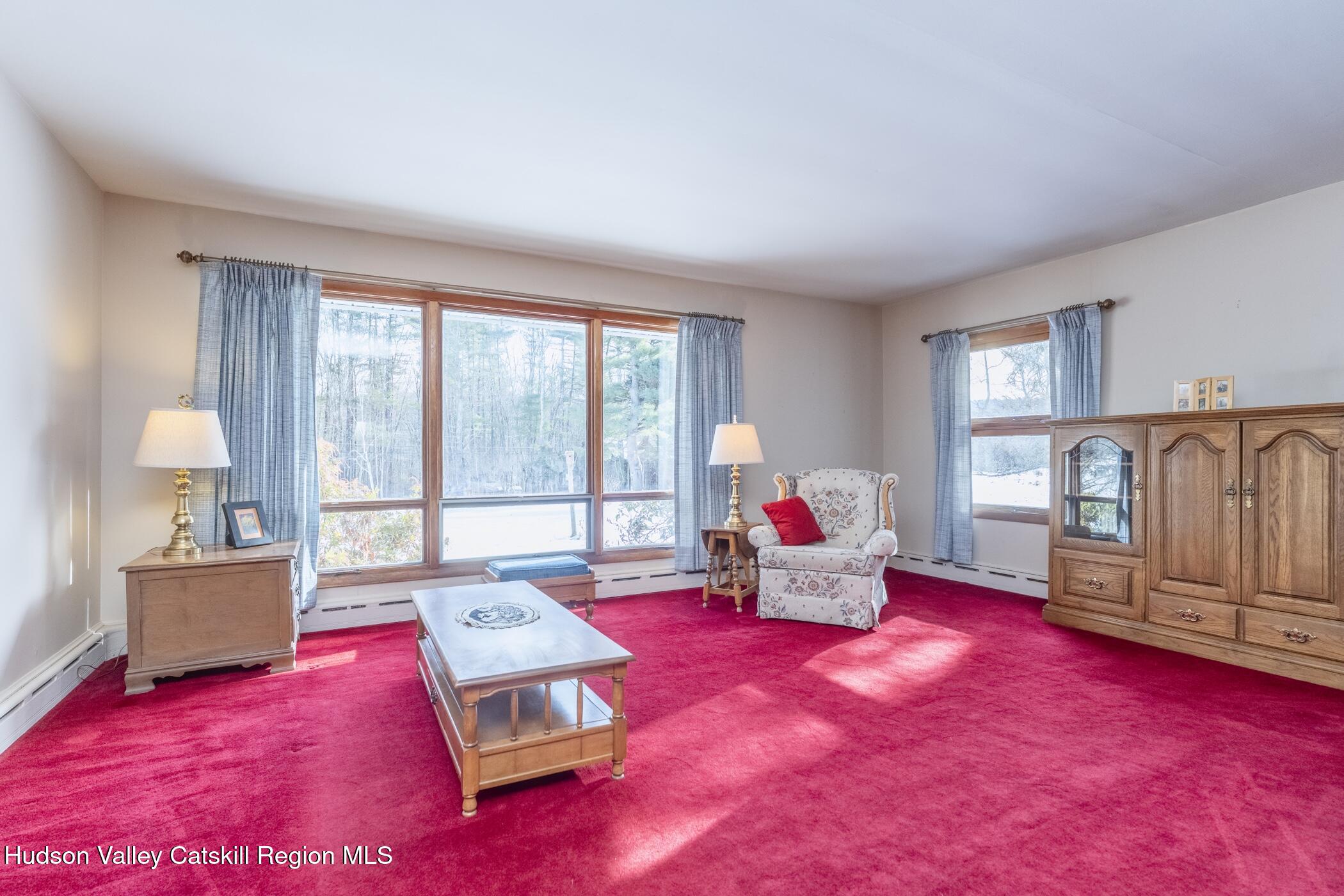 232 Cedar Hill Road High Falls, NY 12440 - Photo 15 of 42 a living room with furniture and a large window