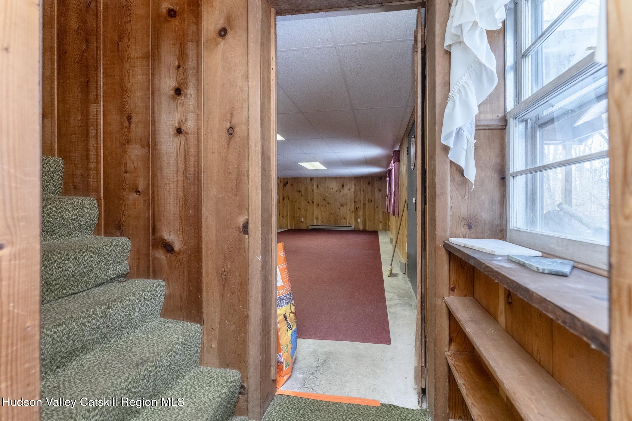 232 Cedar Hill Road High Falls, NY 12440 - Photo 36 of 42 a bathroom with a granite countertop sink and shower