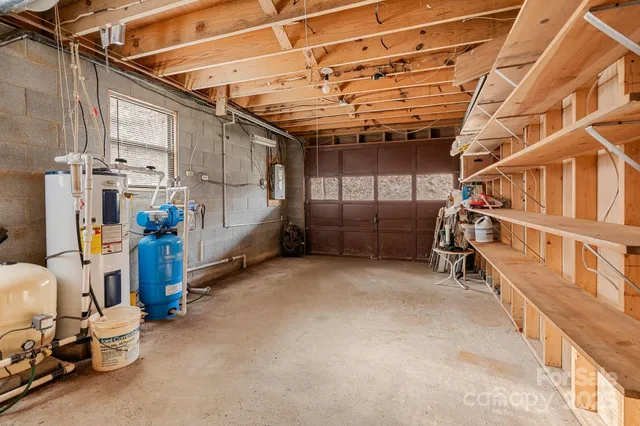 a view of storage and utility room