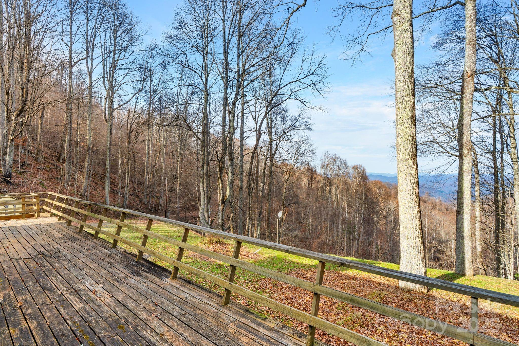 2650 Secluded Valley Road Marshall, NC 28753 - Photo 4 of 36 a view of a balcony with trees