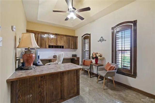 a very nice looking room with a large window