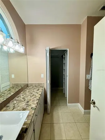 a view of kitchen and utility room