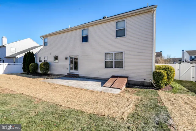 a backyard of a house