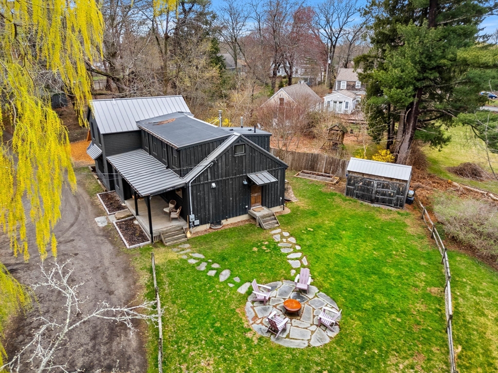 8 R Rolfe's Lane Newbury, MA 01951 - Photo 2 of 42 a aerial view of a house with backyard