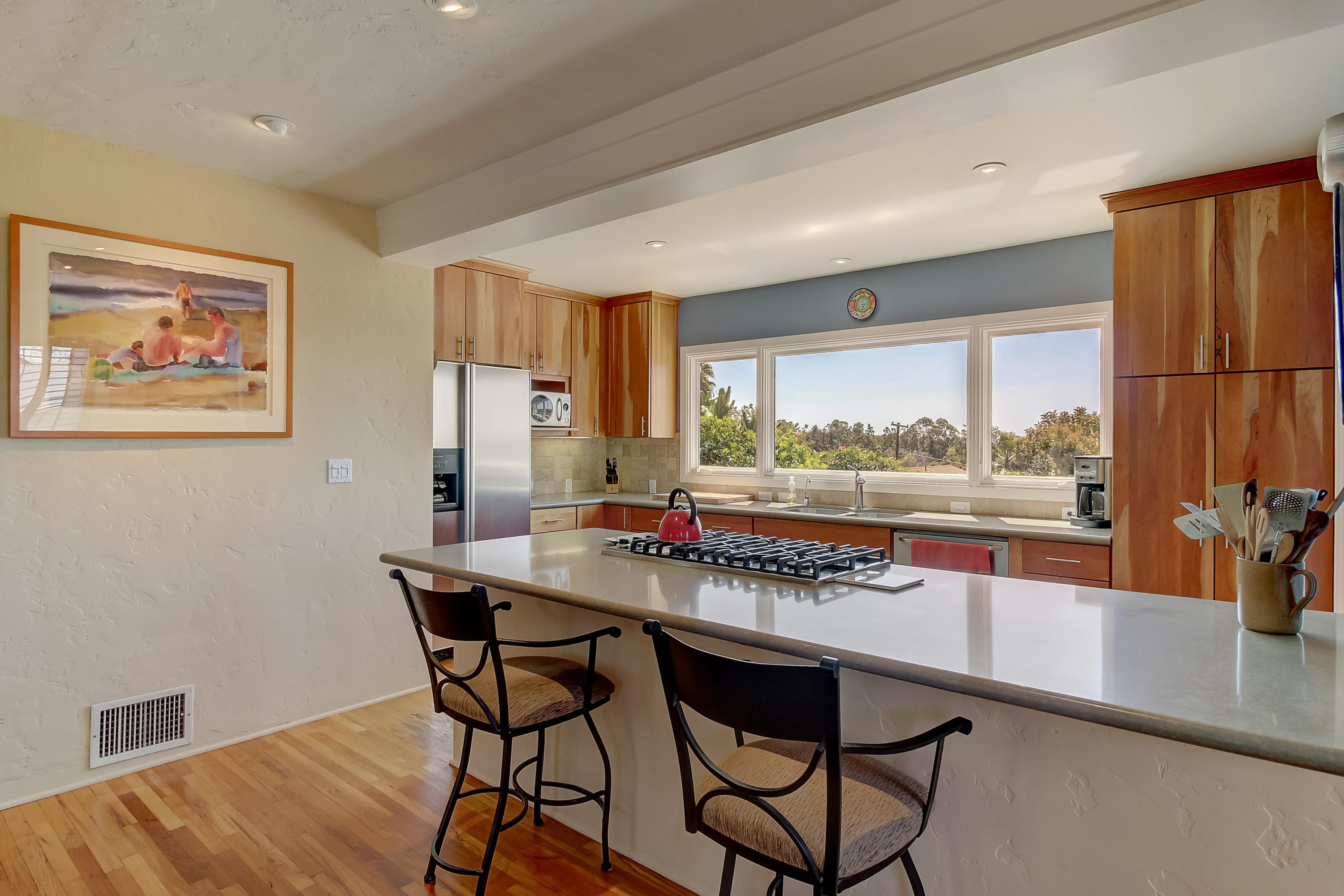 2947 Foothill Road Santa Barbara, CA 93105 - Photo 11 of 34 Kitchen w/ Views