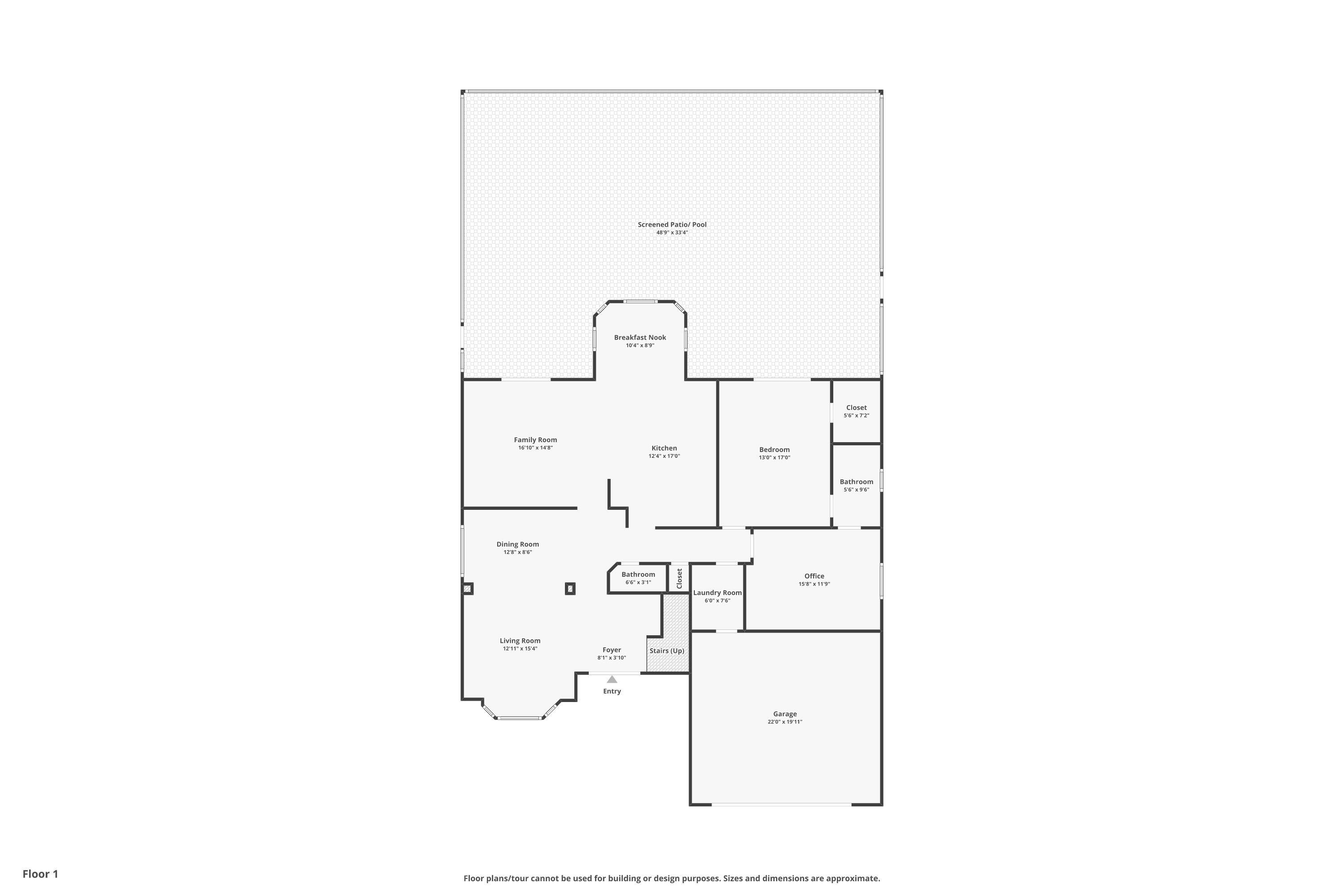 3337 Southwest Crestview Road Port St. Lucie, FL 34953 - Photo 82 of 86 a picture of floor plan