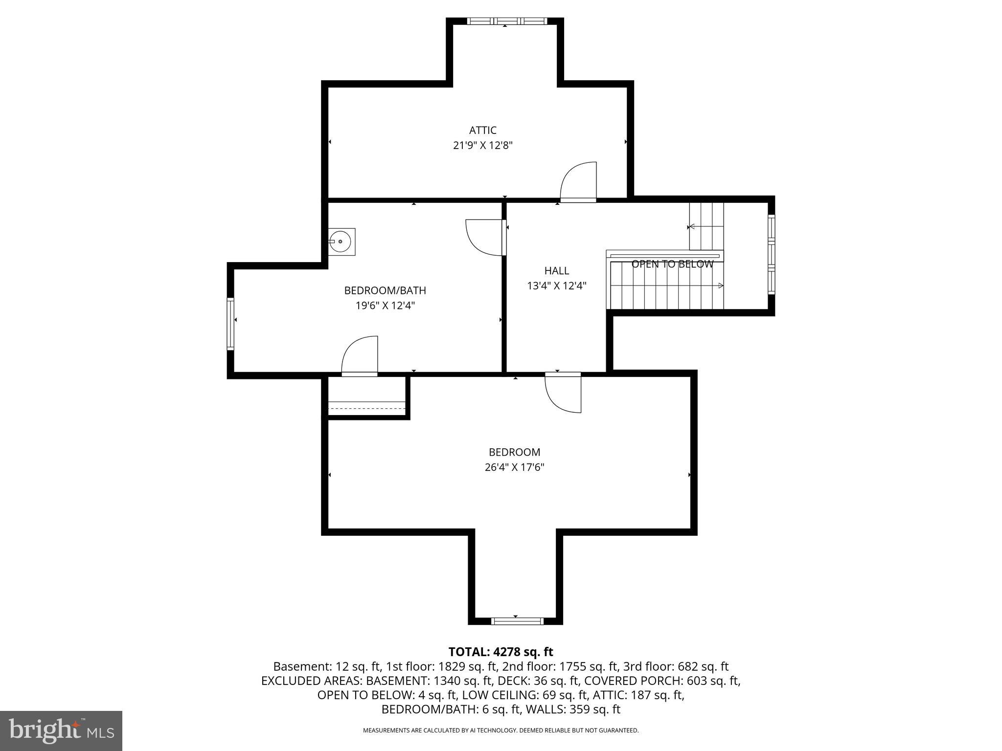 4 Hillside Road Baltimore, MD 21210 - Photo 57 of 59 Third Floor Floorplan