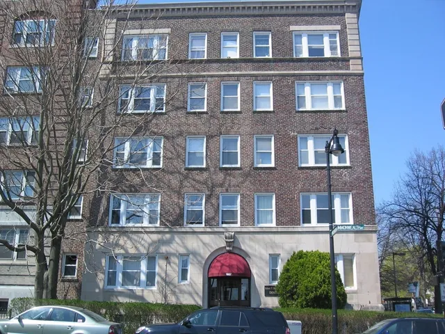 a front view of residential building