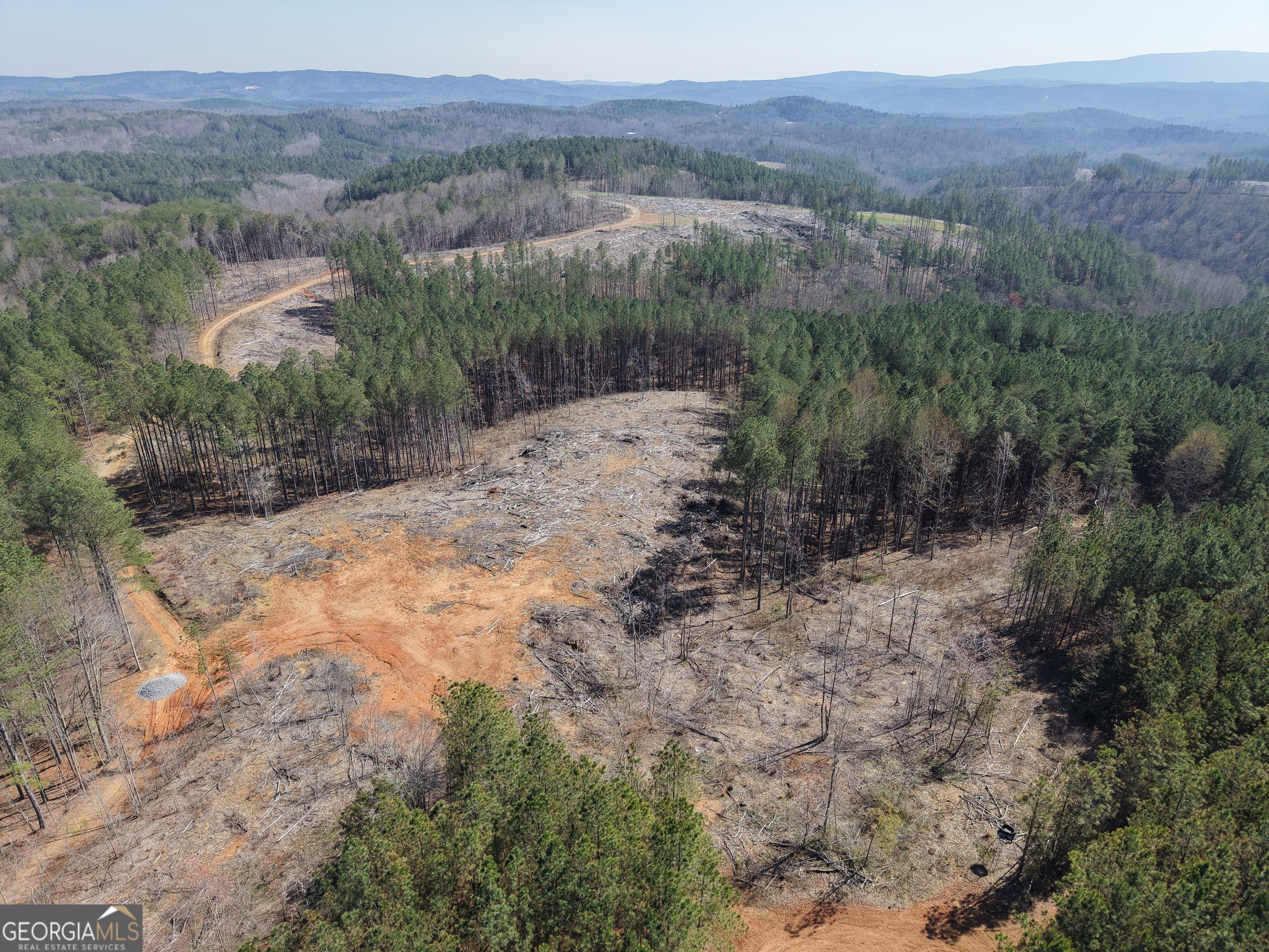 0 Young Loop, Unit 7206 PARCEL A Fairmount, GA 30139 - Photo 26 of 46 a view of a dry field with trees in the background