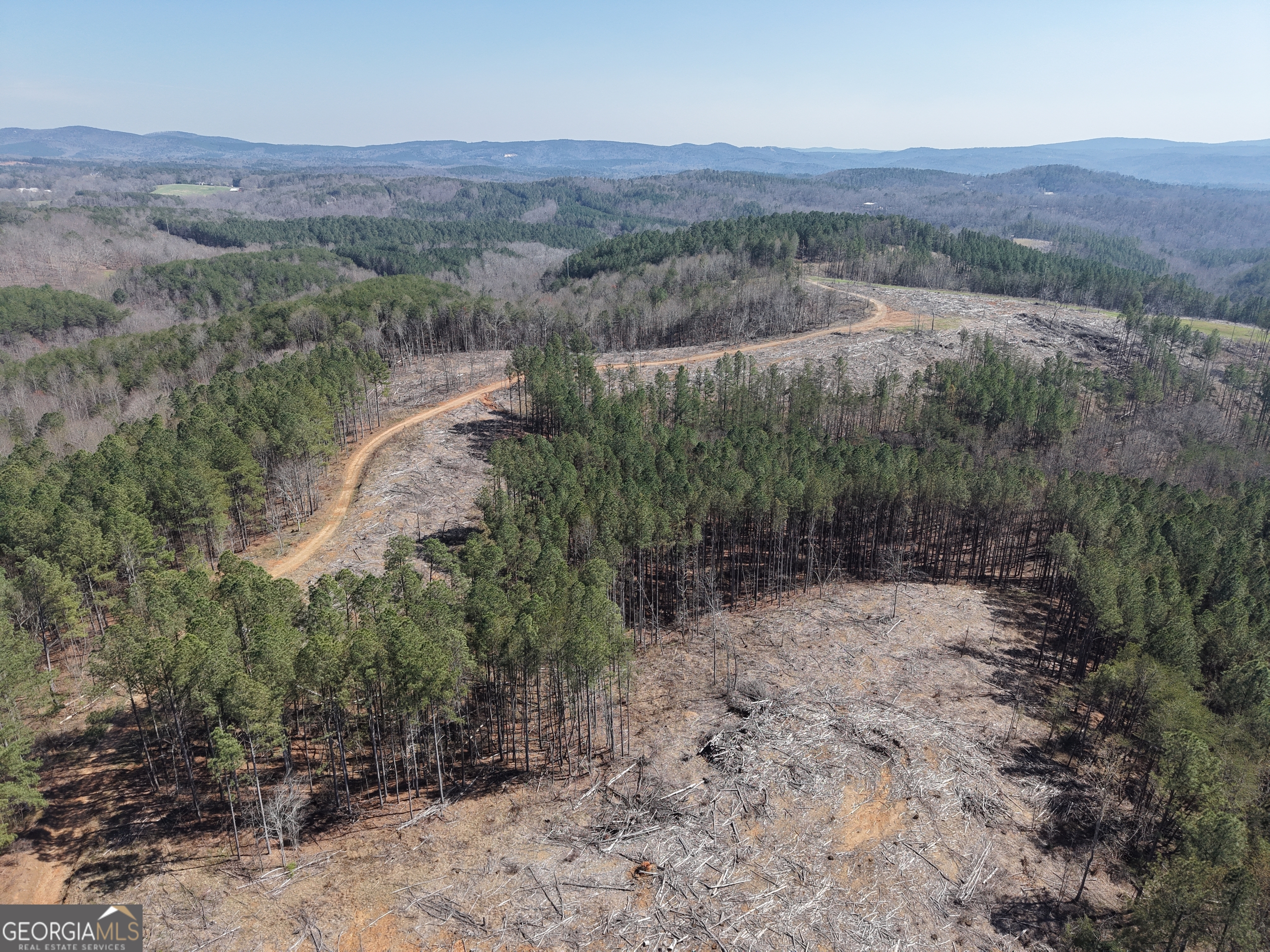 0 Young Loop, Unit 7206 PARCEL A Fairmount, GA 30139 - Photo 31 of 46 a view of a dry field with trees in the background