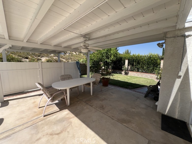 25225 Sagecrest Circle Stevenson Ranch, CA 91381 - Photo 11 of 50 1 of 2 Patios w/ ceiling fan