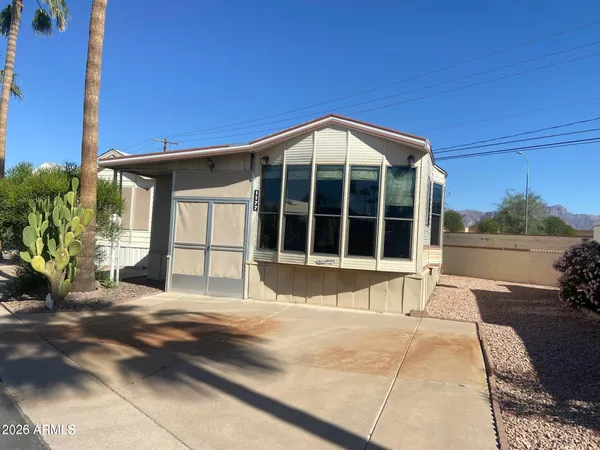 a view of a house with a patio