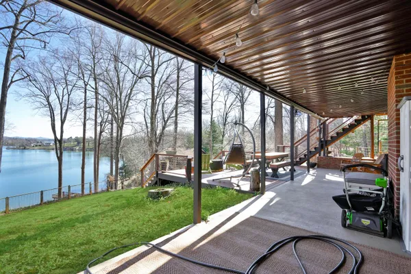 a view of mountain view from a yard