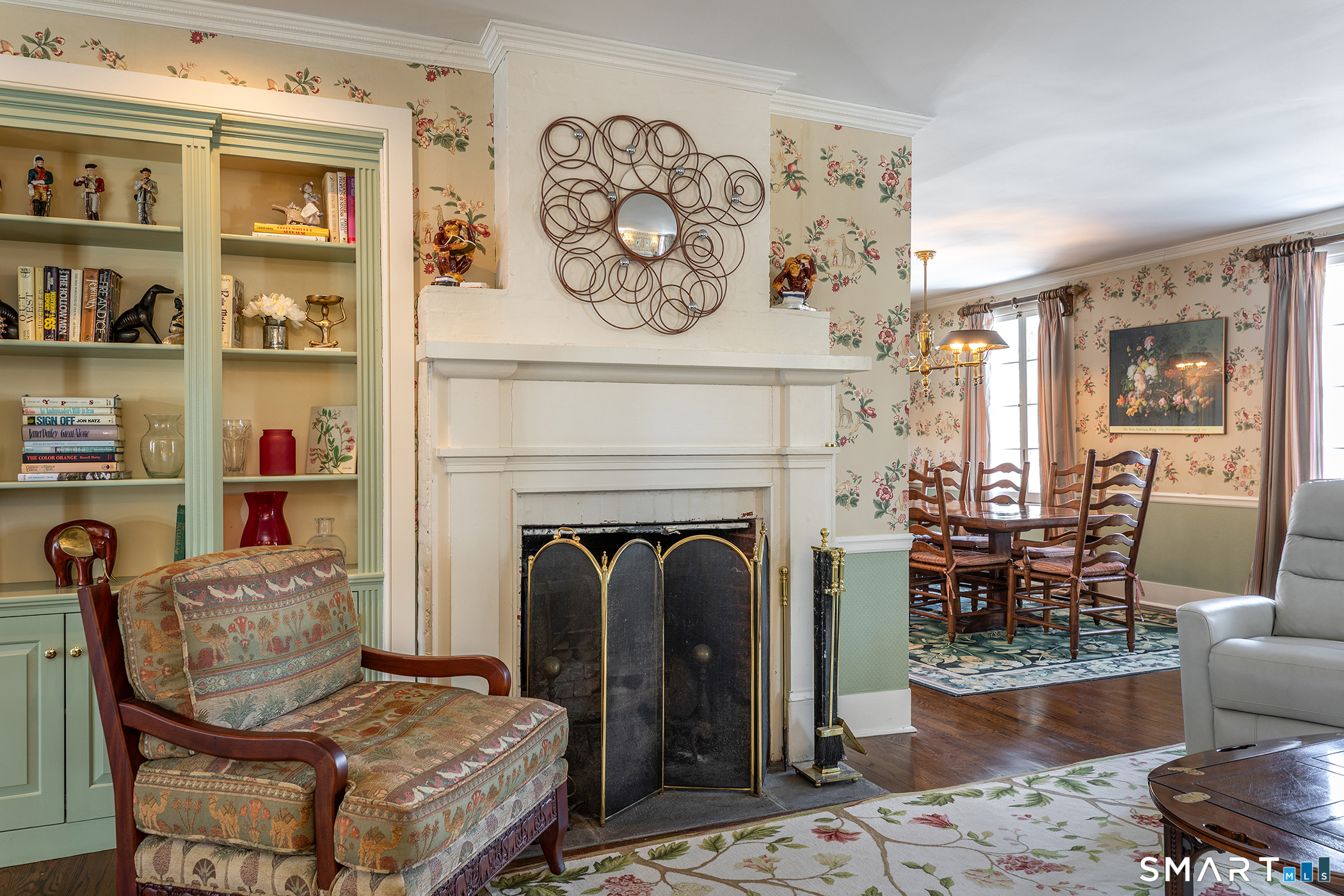 46 Spooner Hill Road Kent, CT 06757 - Photo 16 of 44 a living room with furniture and a fireplace