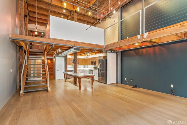 a view of an outdoor space with seating area