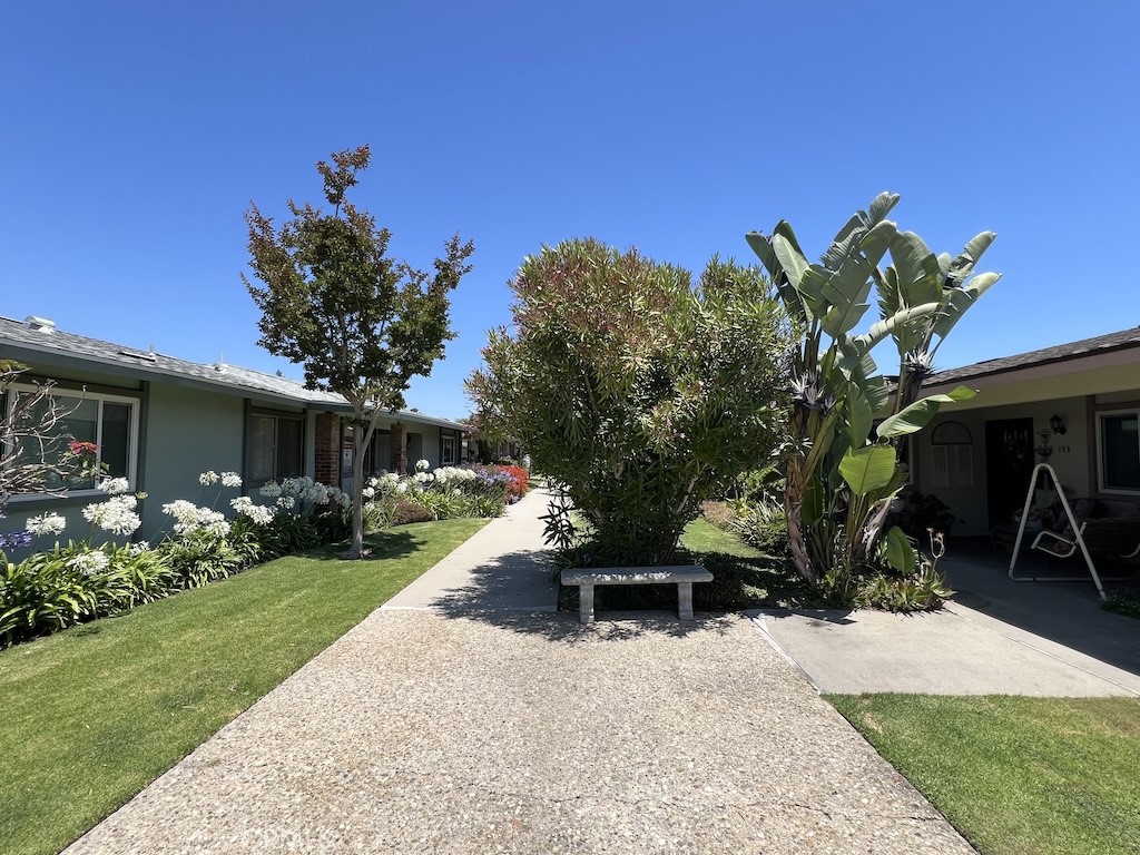 152 East Bowling Green Port Hueneme, CA 93041 - Photo 33 of 33 a view of a backyard with plants and a patio