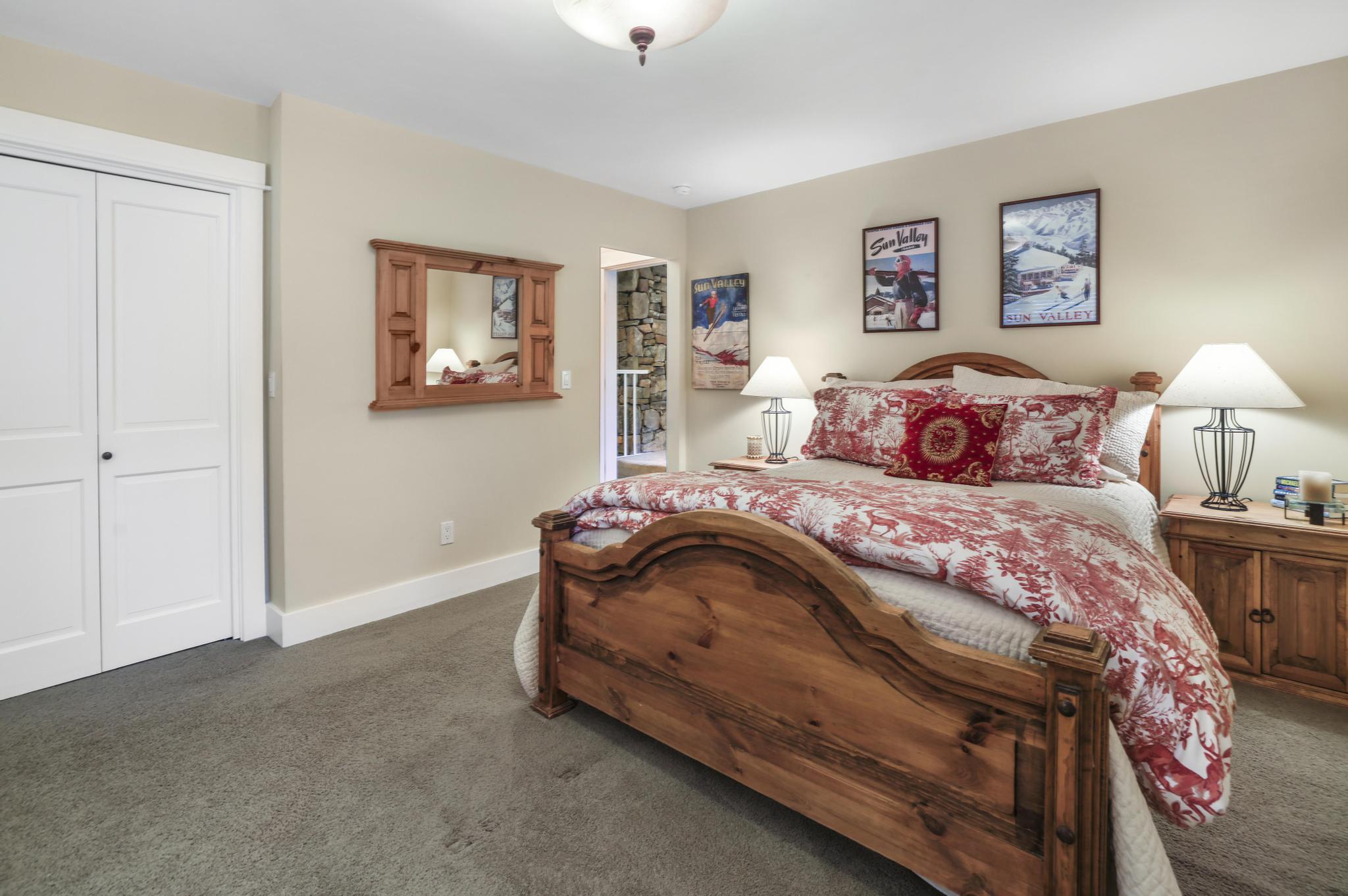 236 Elkhorn Road Sun Valley, ID 83353 - Photo 21 of 34 Upstairs bedroom