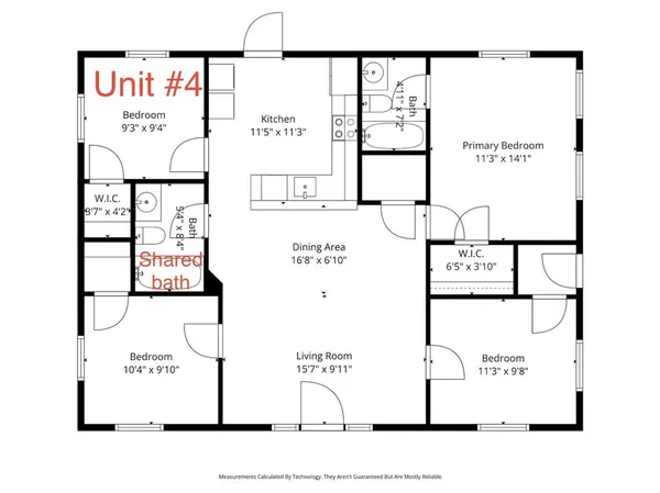 $650 | 107 South Crawford Street, Unit 4, Denton, TX 76205