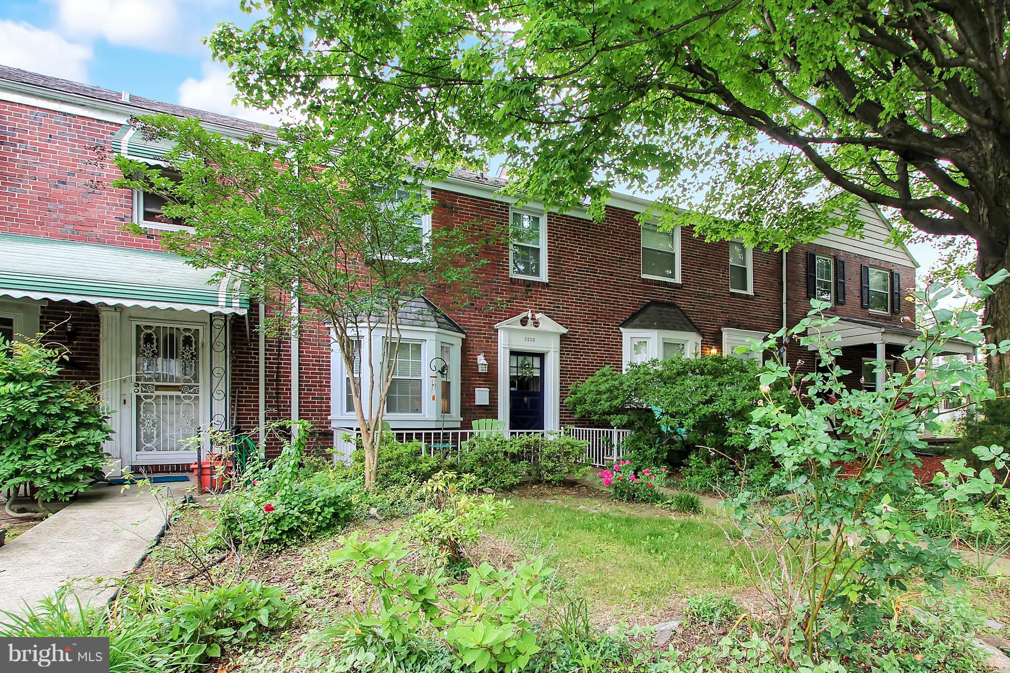 3605 Ednor Road Baltimore, MD 21218 - Photo 2 of 23 front view of a house with a garden