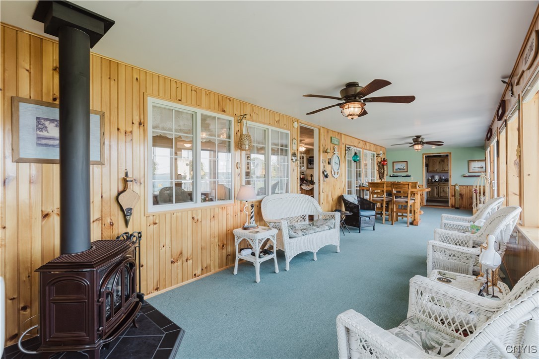 35303 State Rte Cape Cape Vincent, NY 13618 - Photo 28 of 44 enclosed porch with Jotel gas stove