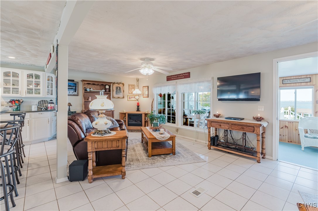 35303 State Rte Cape Cape Vincent, NY 13618 - Photo 10 of 44 open living area with views of the river