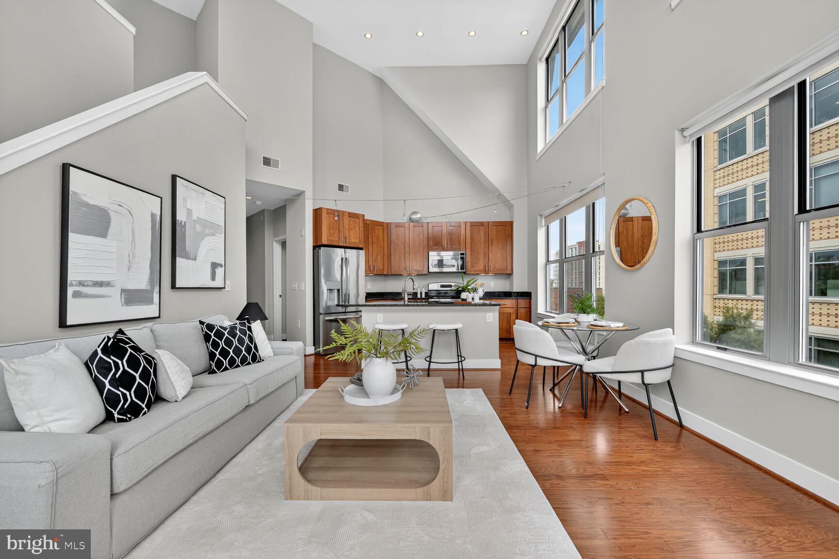 1800 Wilson Boulevard, Unit 449 Arlington, VA 22201 - Photo 30 of 99 Check Out Those Amazing Vaulted Ceilings!