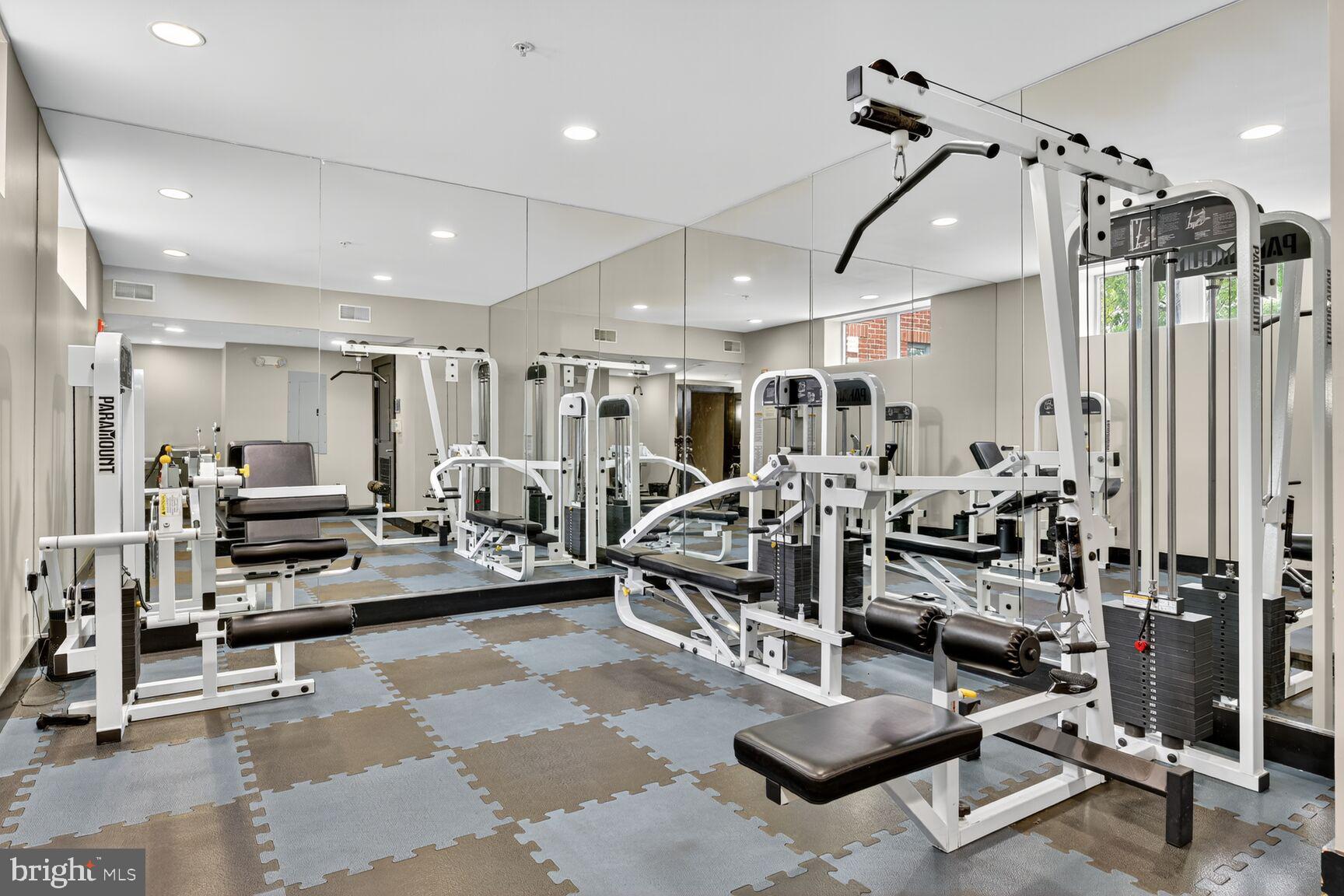 1800 Wilson Boulevard, Unit 449 Arlington, VA 22201 - Photo 74 of 99 On-Site Fitness Center with Cardio & Weights!