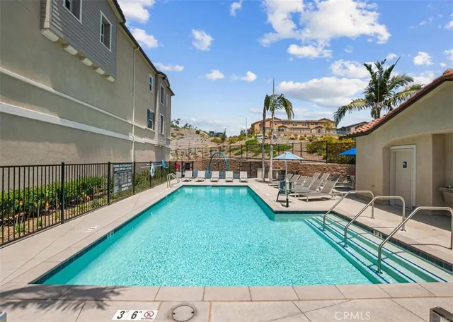 a view of a garden from a balcony