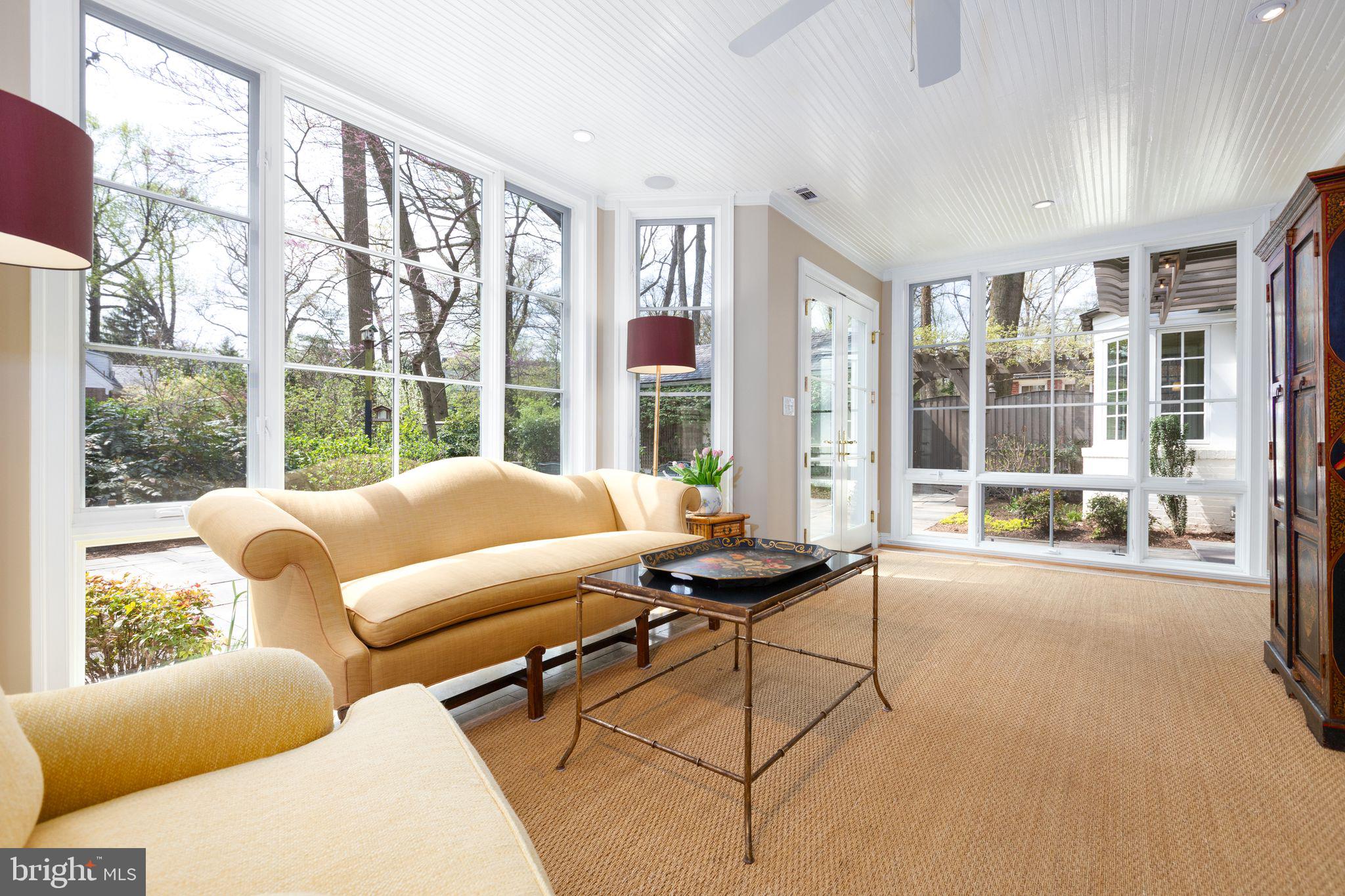 1306 Dale Drive Silver Spring, MD 20910 - Photo 10 of 33 Four season room with double doors to the patio