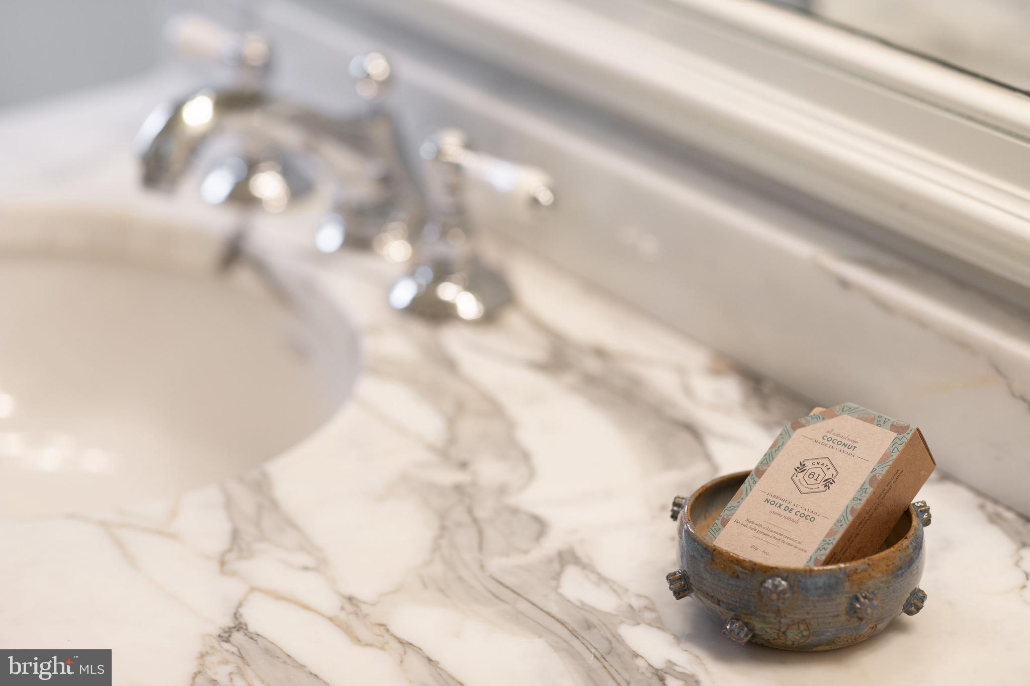 1306 Dale Drive Silver Spring, MD 20910 - Photo 22 of 33 Calcutta marble vanity