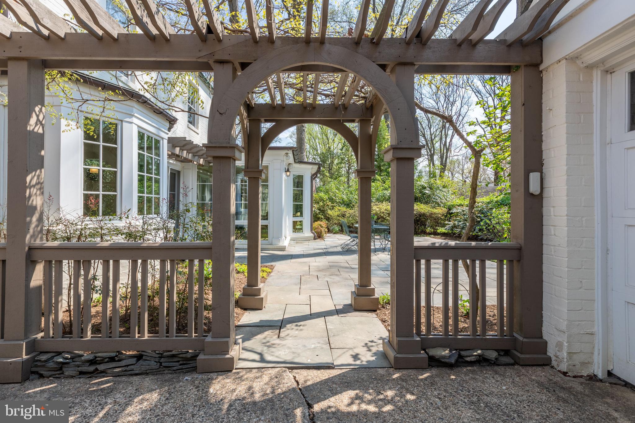1306 Dale Drive Silver Spring, MD 20910 - Photo 24 of 33 Pergola entrance to patio