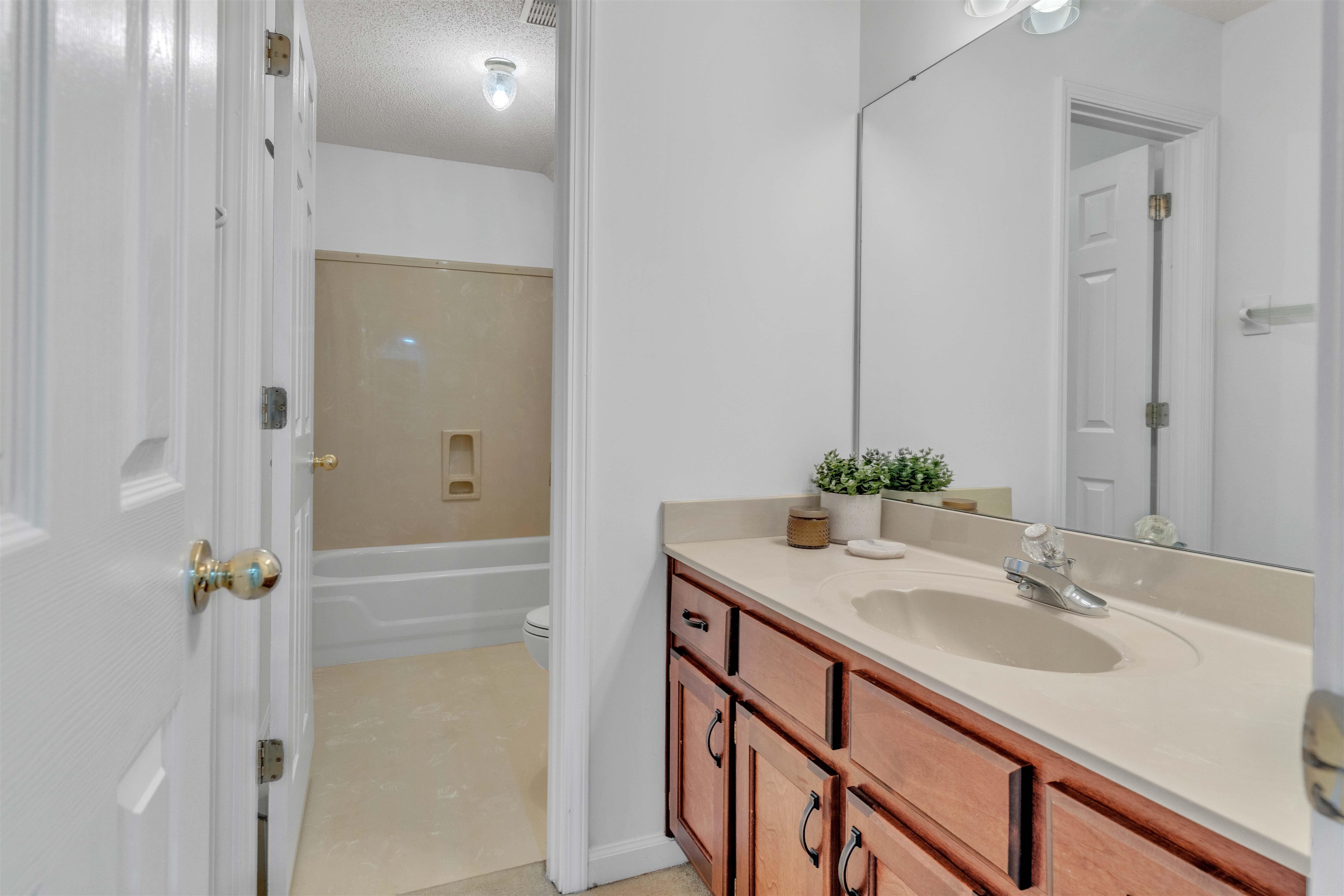 917 Valleyview Lane Collierville, TN 38017 - Photo 32 of 35 a bathroom with a sink and a mirror