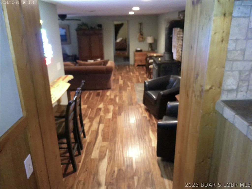 1814 Sagrada Road Edwards, MO 65326 - Photo 29 of 62 View from KITCHEN 'down 3 steps to 2nd Open Floor