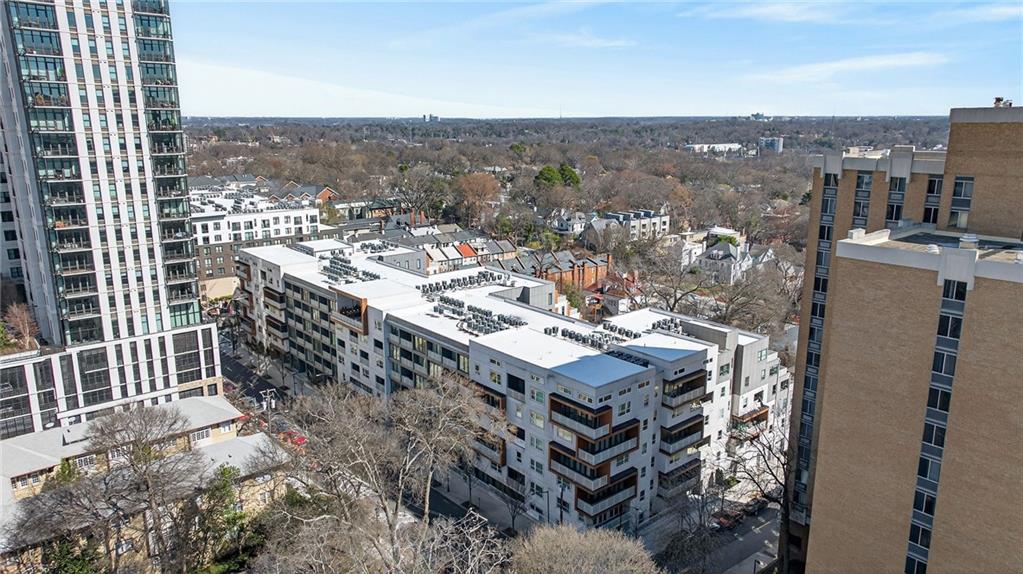775 Juniper Street Northeast, Unit 413 Atlanta, GA 30308 - Photo 22 of 47 a view of a city with tall buildings