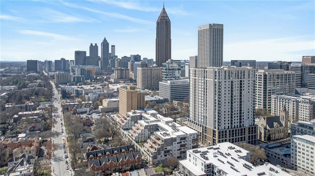 775 Juniper Street Northeast, Unit 413 Atlanta, GA 30308 - Photo 24 of 47 a view of city with tall buildings
