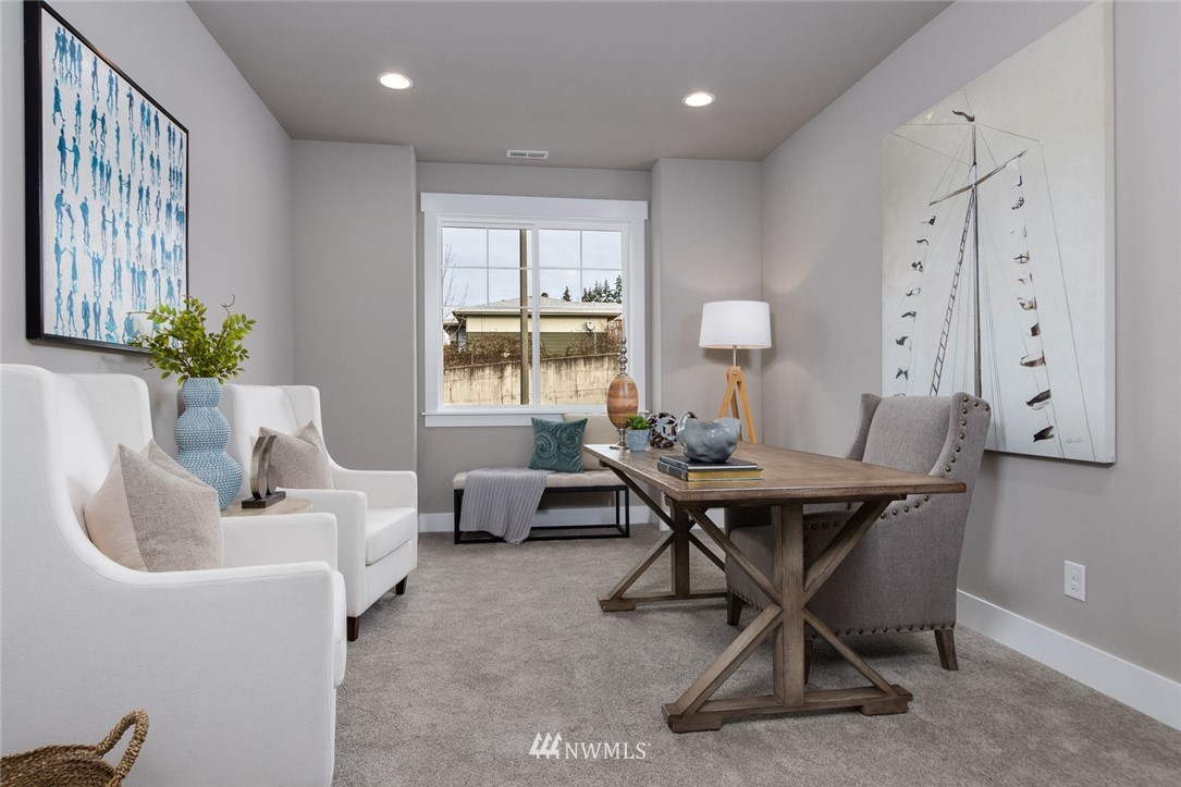 6505 Southeast 2nd Place Renton, WA 98059 - Photo 8 of 25 a work room with furniture and window