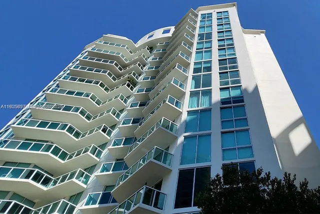 a front view of a building