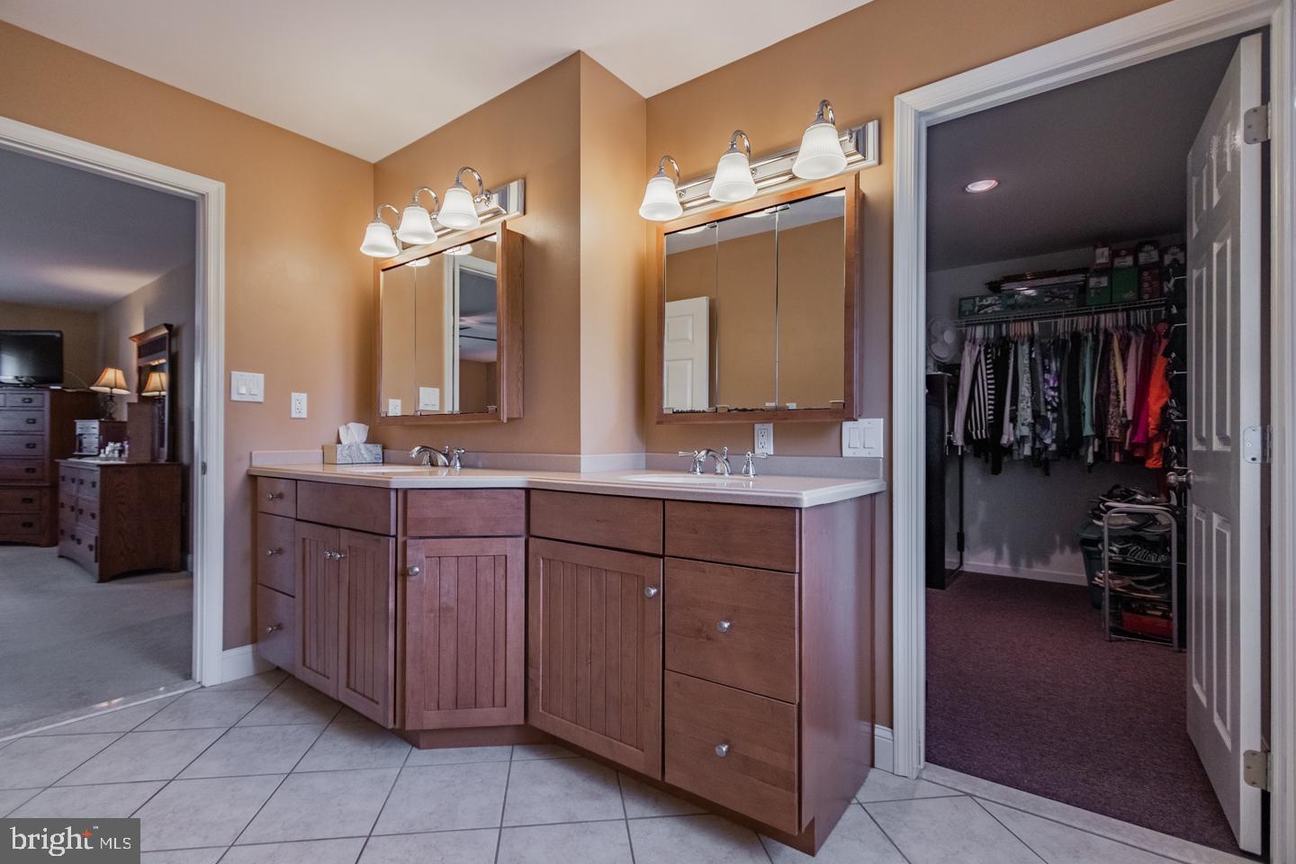 1010 Sweetbriar Road Perkasie, PA 18944 - Photo 35 of 52 Master bathroom & entrance to walk-in closet