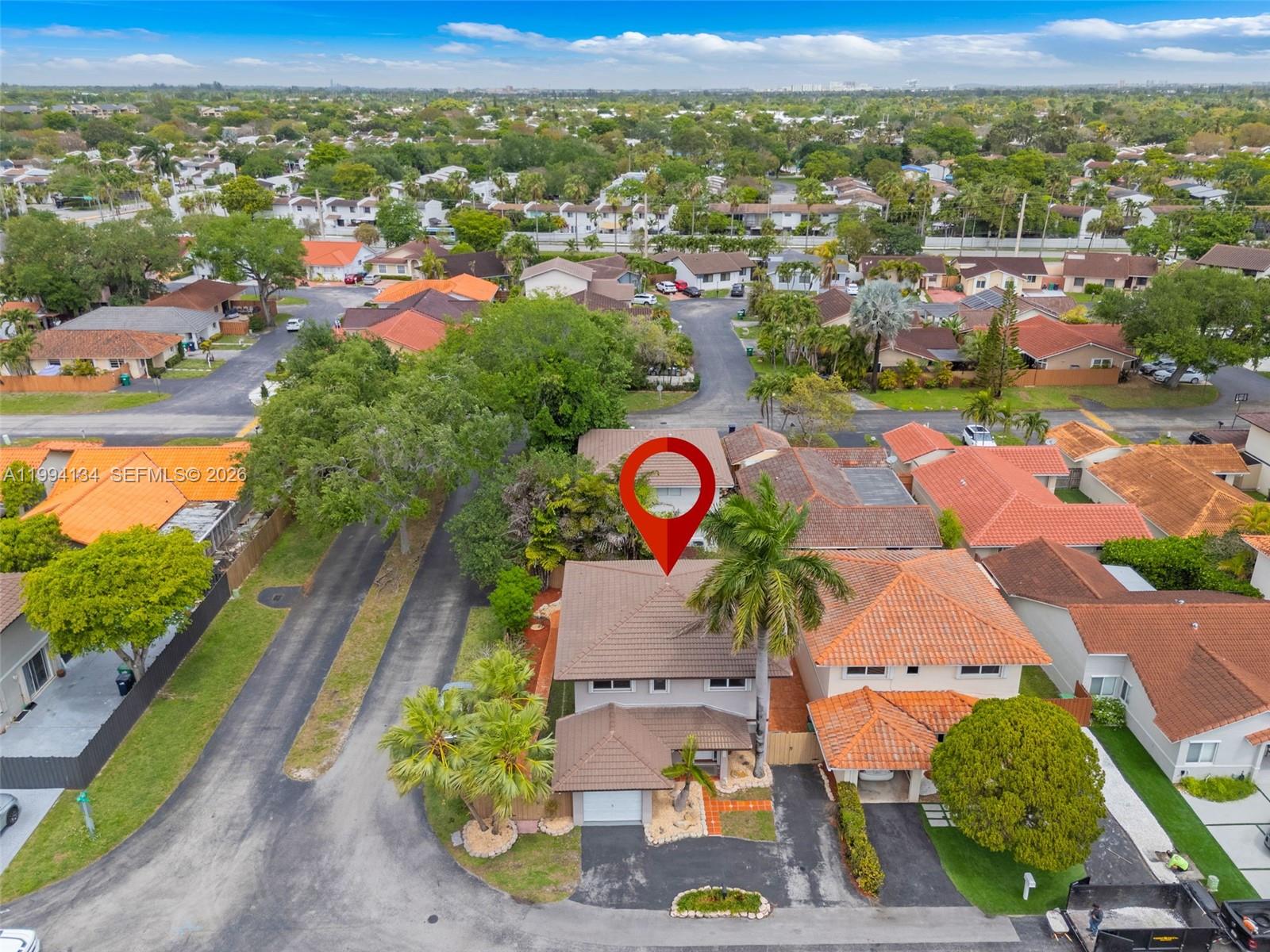 11319 Southwest 73rd Lane Miami, FL 33173 - Photo 31 of 43 an aerial view of residential houses with outdoor space