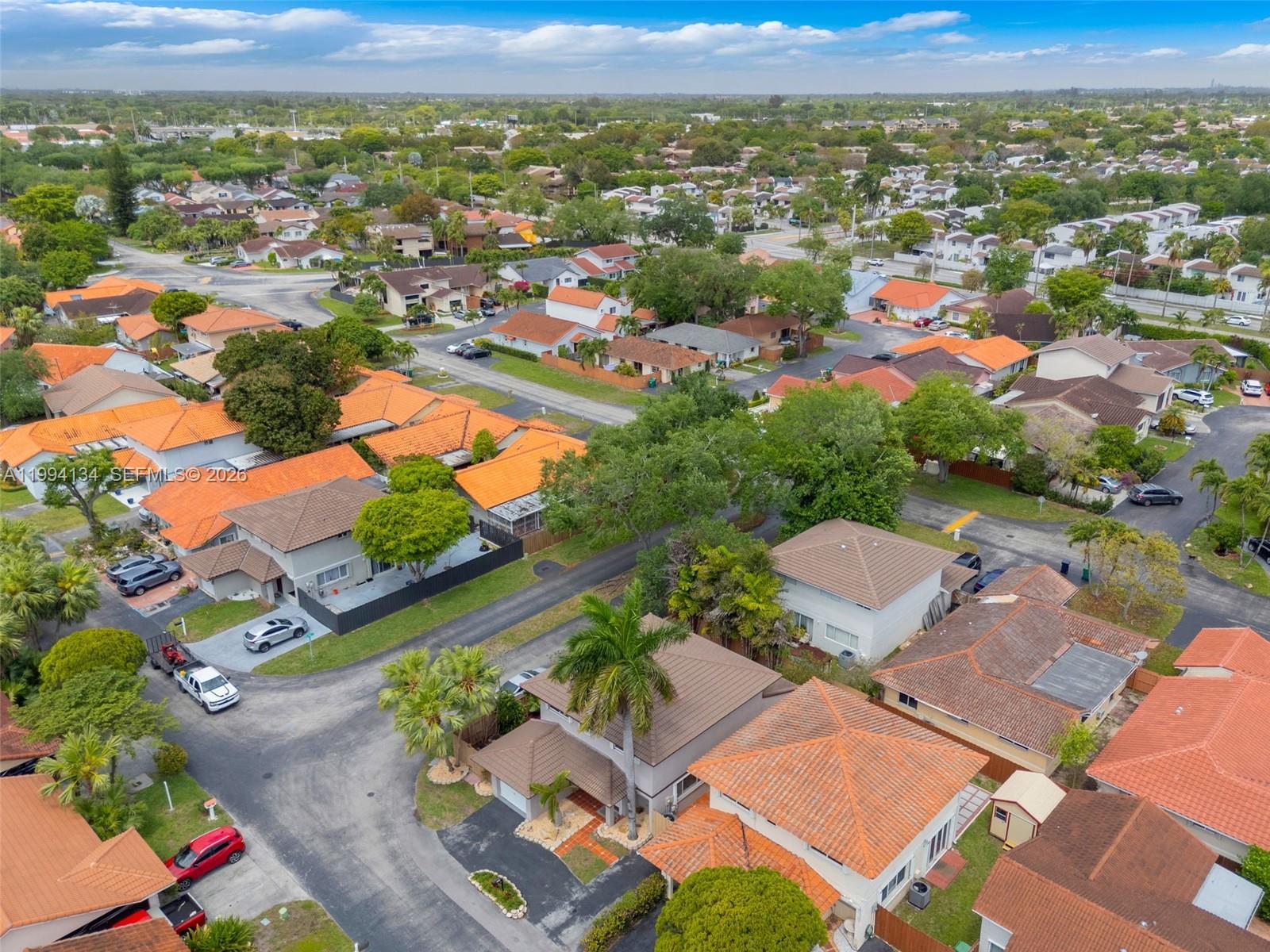 11319 Southwest 73rd Lane Miami, FL 33173 - Photo 34 of 43 an aerial view of residential houses with outdoor space
