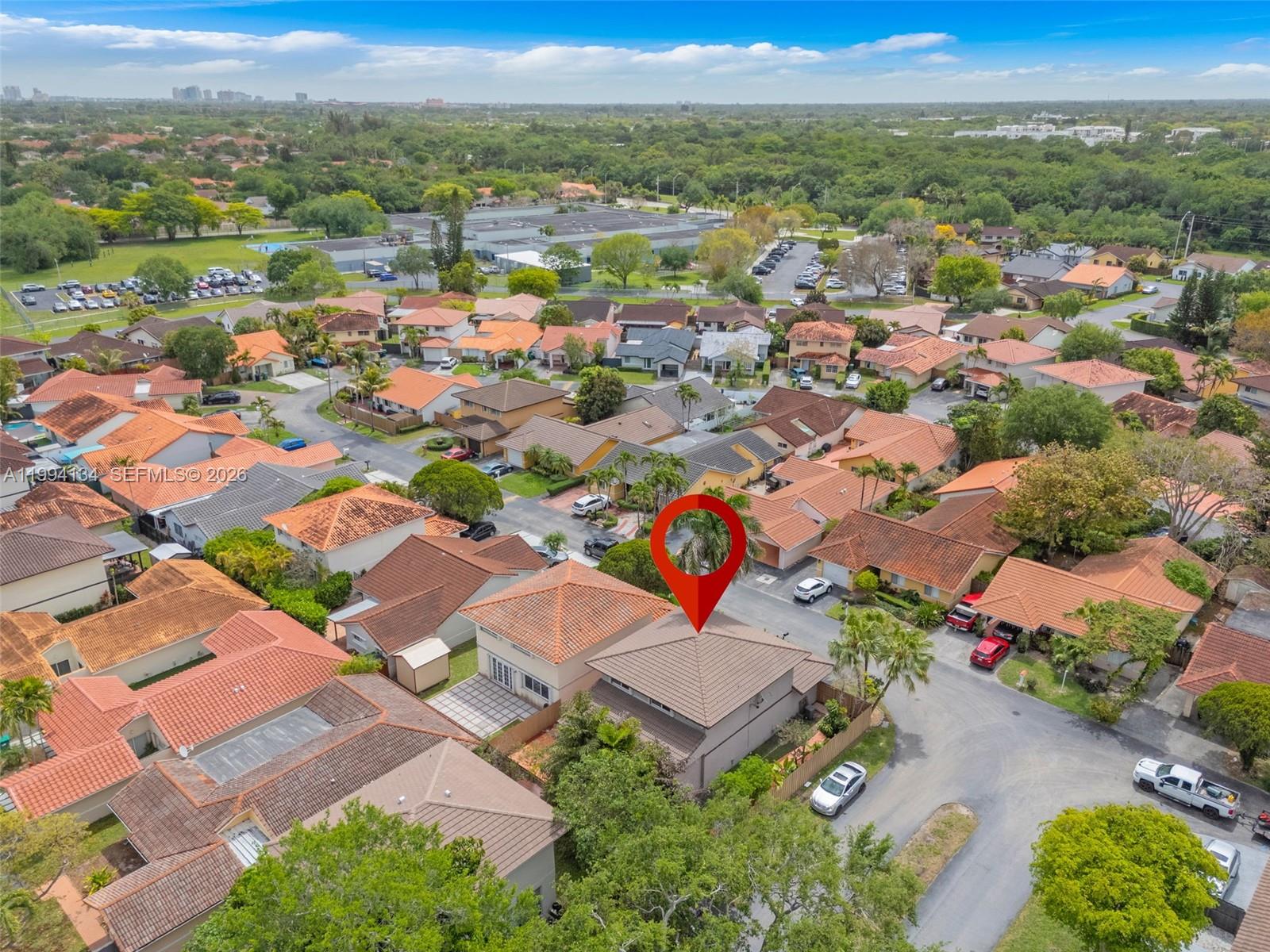 11319 Southwest 73rd Lane Miami, FL 33173 - Photo 37 of 43 an aerial view of residential houses with outdoor space