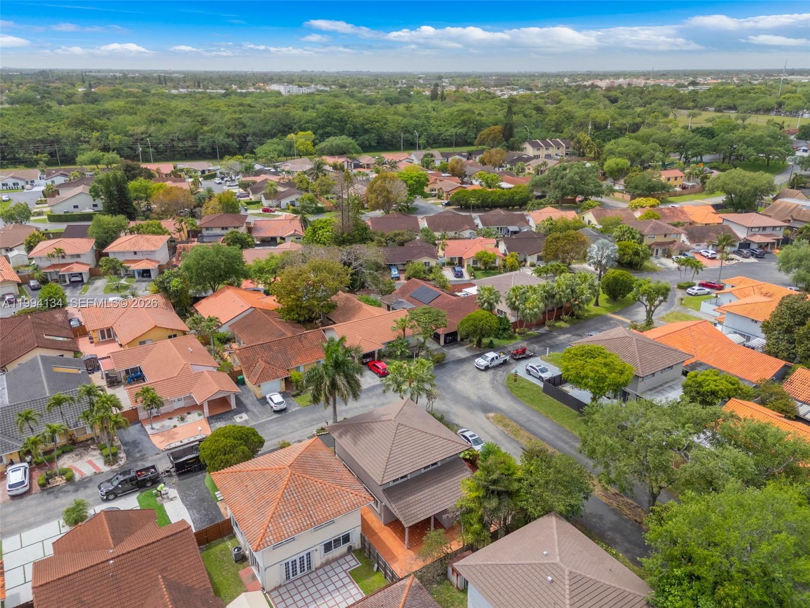 11319 Southwest 73rd Lane Miami, FL 33173 - Photo 40 of 43 an aerial view of residential houses with outdoor space