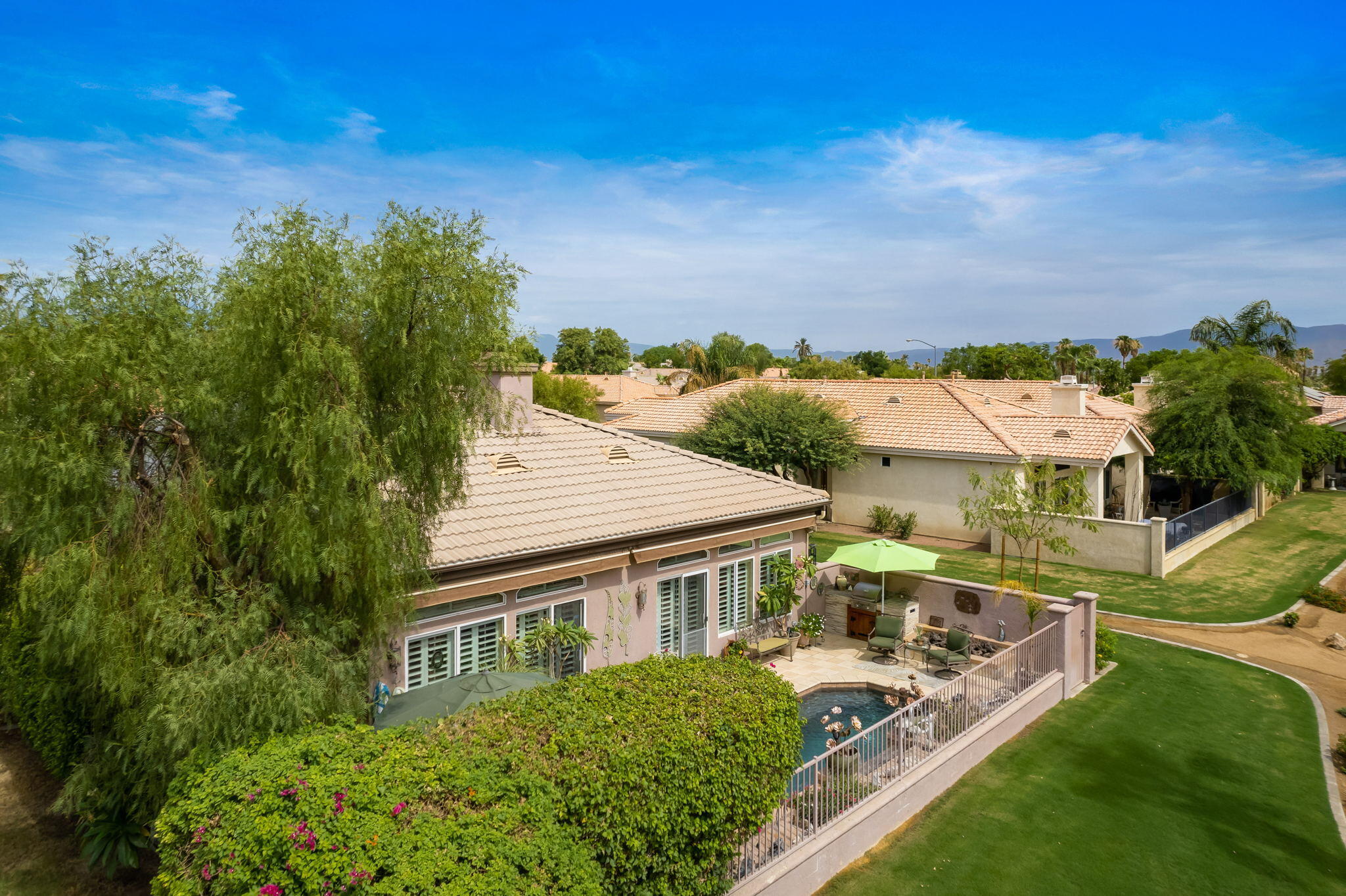 48908 Heifitz Drive Indio, CA 92201 - Photo 14 of 42 an aerial view of a house