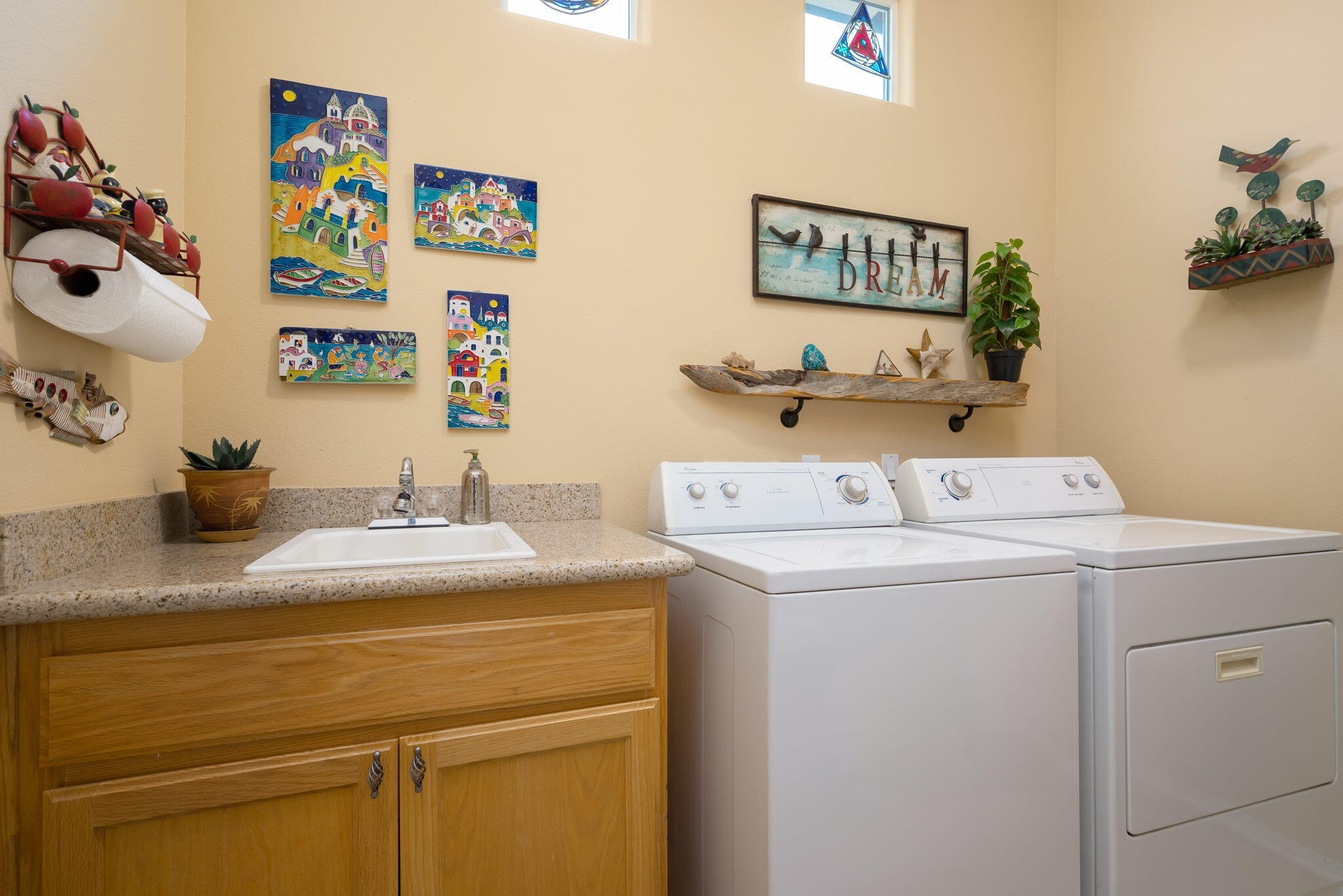 48908 Heifitz Drive Indio, CA 92201 - Photo 39 of 42 a utility room with dryer and washer