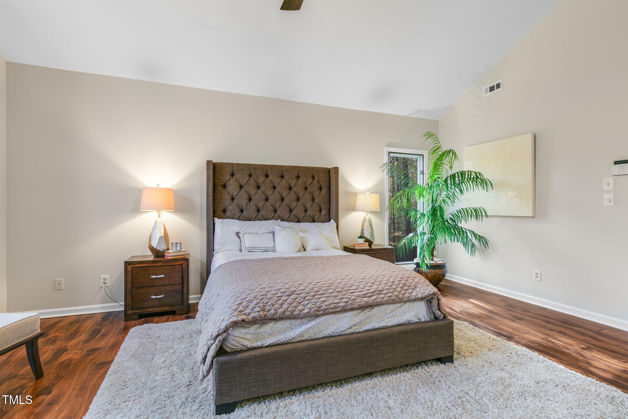 6205 Trevor Court Raleigh, NC 27613 - Photo 22 of 42 Vaulted Ceiling Master Bedroom