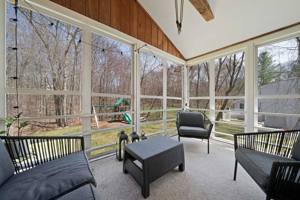 20 Condor Road Sharon, MA 02067 - Photo 16 of 41 a living room with furniture and a large window